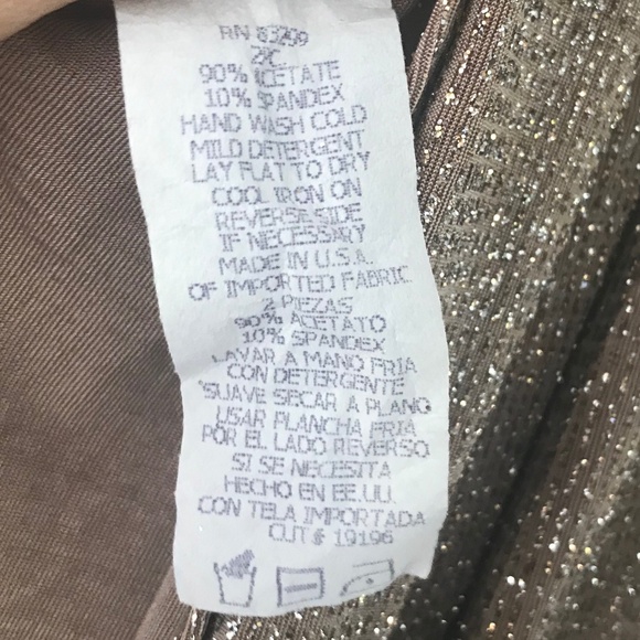 🍁5/30$!! Holiday Shimmer Glitter Formal Tank/Cardigan Set - Picture 5 of 8